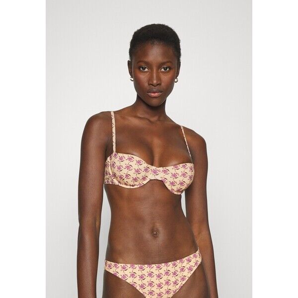 Tory Burch PRINTED UNDERWIRE Góra od bikini pink T0781J002-J11