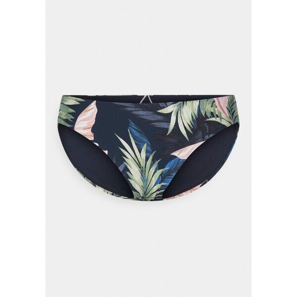 Seafolly TROPICAL PRINT HIPSTER Dół od bikini true navy S1981J0BD-K11