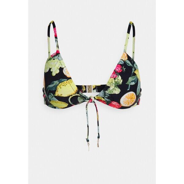 Seafolly DRAWSTRING BRALETTE Góra od bikini black S1981J0CA-Q11