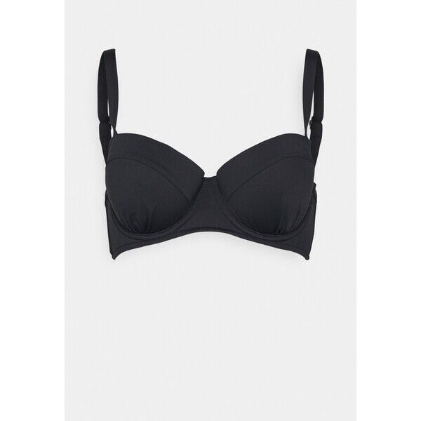 Seafolly COLLECTIVE CUP UNDERWIRE BRA Góra od bikini black S1981J0B0-Q11
