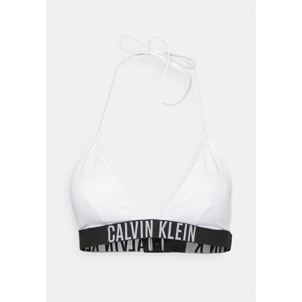 Calvin Klein Swimwear INTENSE POWER TRIANGLE BRAS Góra od bikini classic white C1781J03Y-A11
