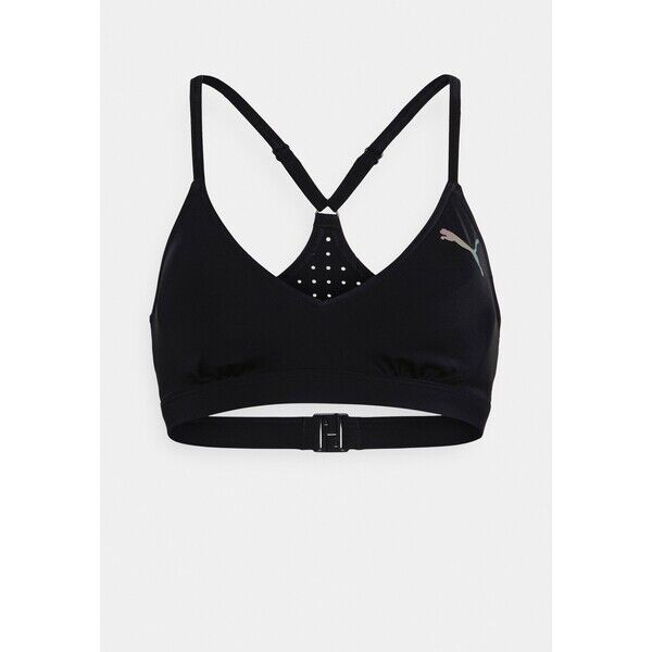 Puma SWIM WOMEN SPORTY TOP Góra od bikini black combo PU181J00M-Q11