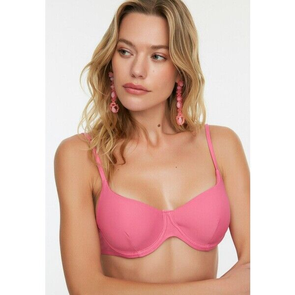 Trendyol Góra od bikini pink TRU81J025-J11