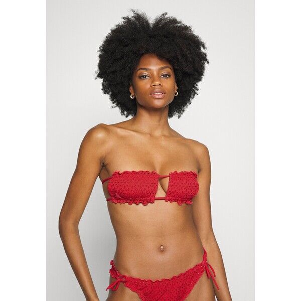 Guess STRING BANDEAU Góra od bikini torch pink GU181J03R-J11