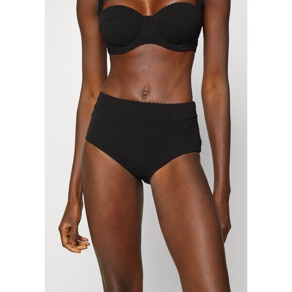 Seafolly RIVIERA HIGH WAISTED PANT Dół od bikini black S1981I086-Q11