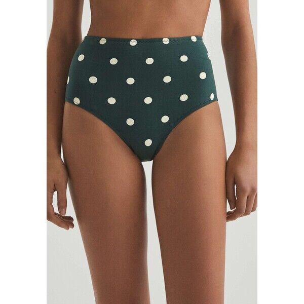 OYSHO POLKA DOT Dół od bikini evergreen OY181I0KB-M11
