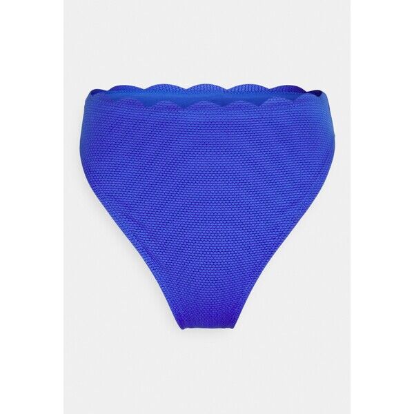 Hunkemöller SCALLOP HIGH LEG Dół od bikini dazzling blue HM181I0D3-K11