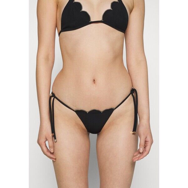 Agent Provocateur LORNA TIE SIDE BRIEF Dół od bikini black/gold AG181I00W-Q11