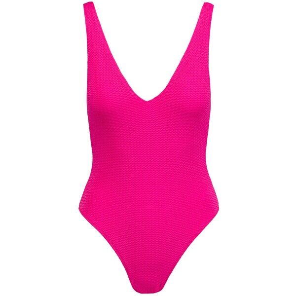 Seafolly Strój kąpielowy SEAFOLLY DEEP V NECK ONE PIECE 10974861-fuchsia-rose 10974861-fuchsia-rose