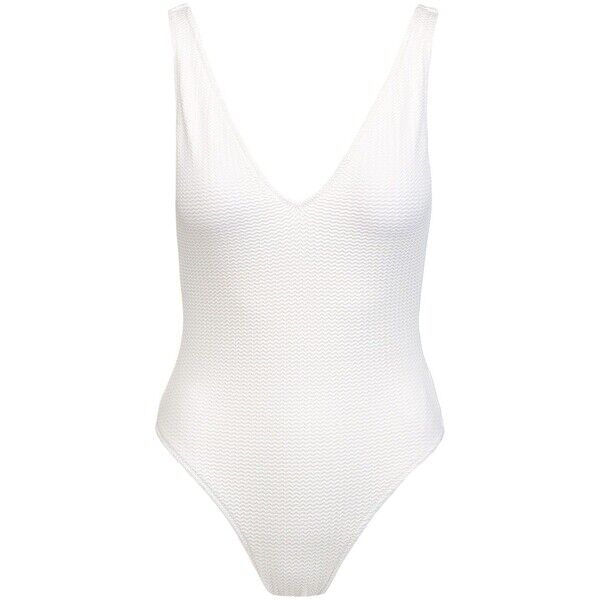 Seafolly Strój kąpielowy SEAFOLLY DEEP V NECK ONE PIECE 10974861-white 10974861-white