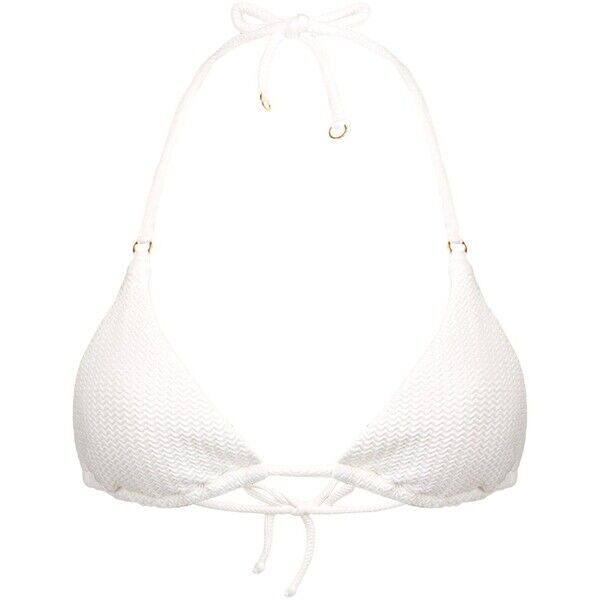 Seafolly Strój kąpielowy góra SEAFOLLY SLIDE TRI 31298861-white