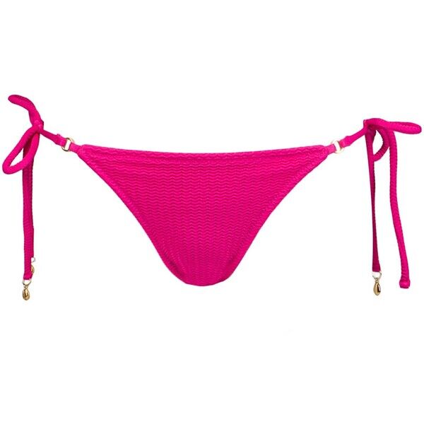 Seafolly Strój kąpielowy dół SEAFOLLY TIE SIDE RIO PANT 40651861-fuchsia-rose 40651861-fuchsia-rose