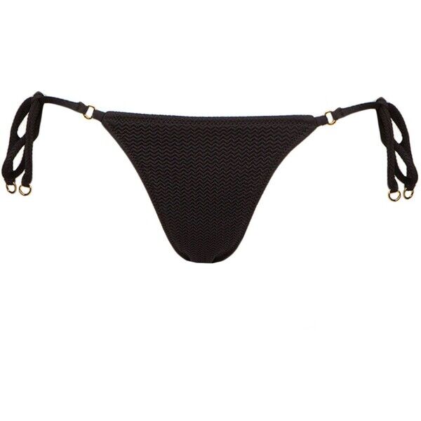 Seafolly Strój kąpielowy dół SEAFOLLY TIE SIDE RIO PANT 40651861-black 40651861-black