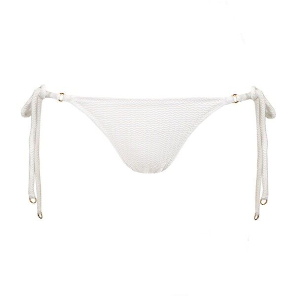 Seafolly Strój kąpielowy dół SEAFOLLY TIE SIDE RIO PANT 40651861-white 40651861-white