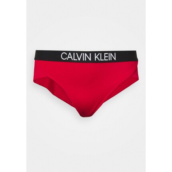 Calvin Klein Swimwear CURVE BRAZILIAN HIPSTER PLUS Dół od bikini rustic red C1781I025-G11