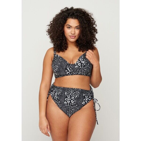 Zizzi Dół od bikini black Z1741I000-Q11