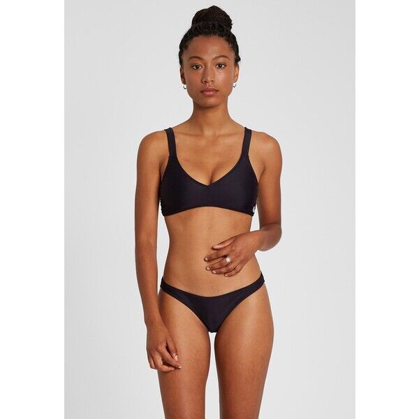 Volcom SIMPLY SOLID VNECK Góra od bikini black V1981A00A-Q11
