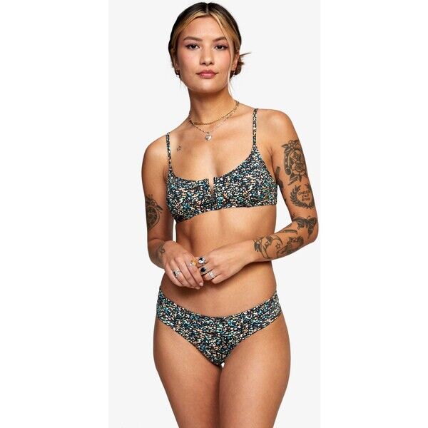 RVCA NO MATTER DE ÉCHANCRÉ Dół od bikini multi RV481I03B-T11