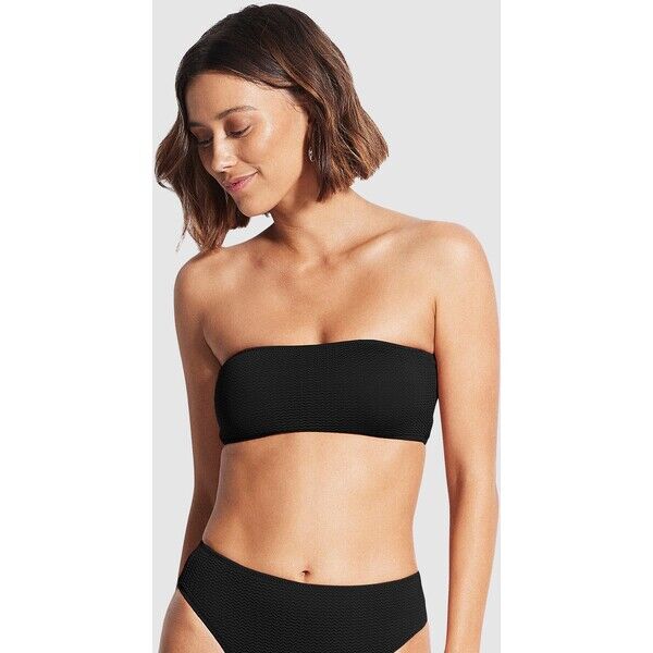 Seafolly TUBE TOP Góra od bikini black S1981J0A3-Q11