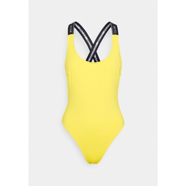 Calvin Klein Swimwear SCOOP ONE PIECE Kostium kąpielowy bold yellow C1781G023-E11