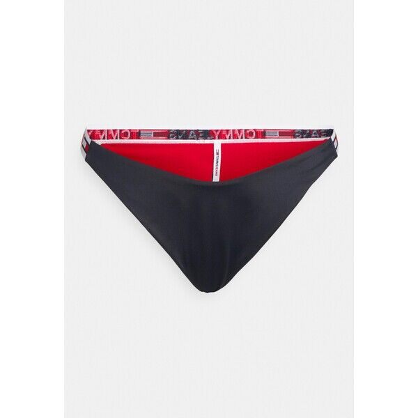 Tommy Hilfiger HIGH LEG CHEEKY Dół od bikini primary red TO181I04W-G11