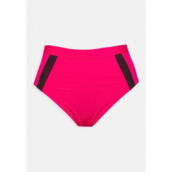 Calvin Klein Swimwear HIGH WAIST PLUS Dół od bikini royal pink C1781I046-J11