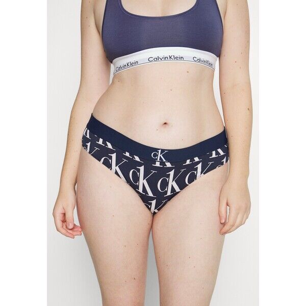 Calvin Klein Underwear PLUSH CHEEKY BIKINI Figi blue C1181R079-K11