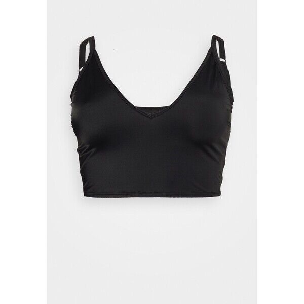 We Are We Wear TONI PLUNGE LONG LINE CURVE Góra od bikini black WEJ81J014-Q11