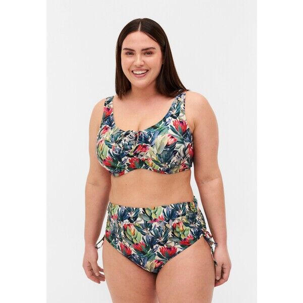 Zizzi Dół od bikini green Z1781I025-M11