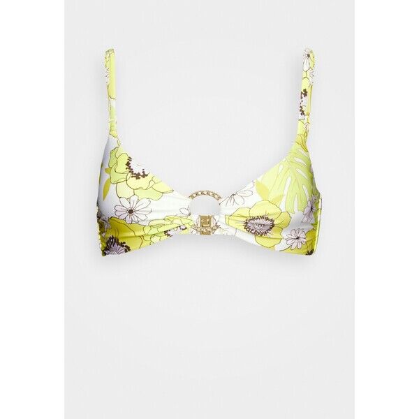 Seafolly SUMMER OF LOVE RING FRONT BRALETTE Góra od bikini wild lime S1981J0BE-M11