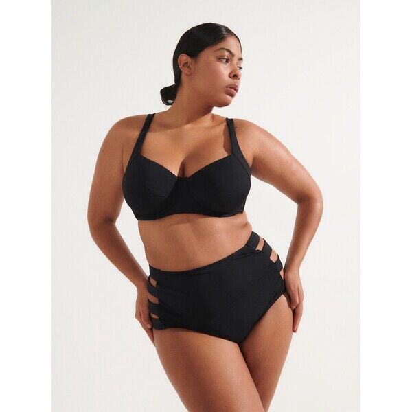 Reserved Majtki bikini z wysokim stanem 9516J-99X