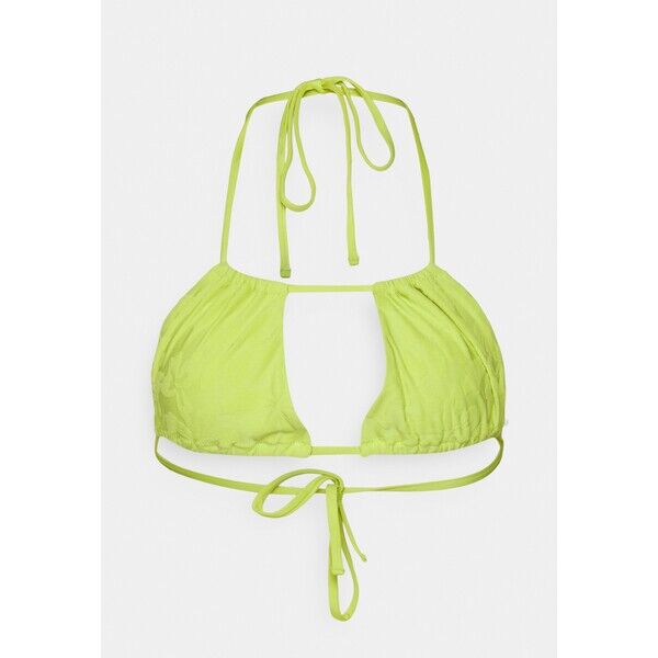 Weekday BREEZE SWIM Góra od bikini bright green flower WEB81J022-M11