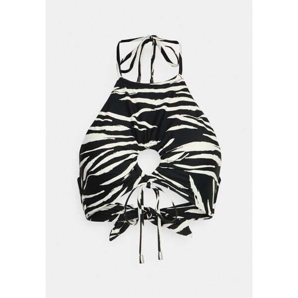 Seafolly SKIN DEEP HIGH NECK TANK Góra od bikini black S1981J0AT-Q11