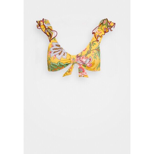 women'secret BRA GATHERED REMOVABLE PAD INDIANA Góra od bikini ecru WS581J01O-A11