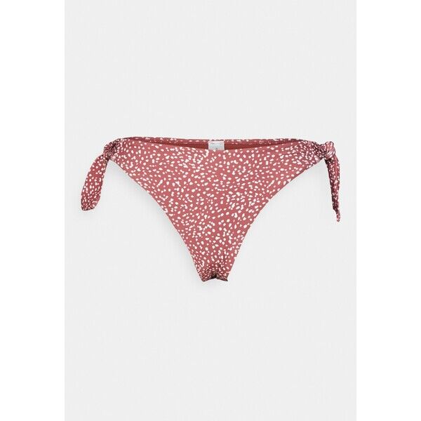 women'secret SIDE STRING BRIEF ANIMAL Dół od bikini brown WS581I01M-O11