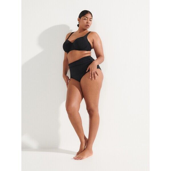 Reserved Majtki bikini z wysokim stanem 9544J-99X