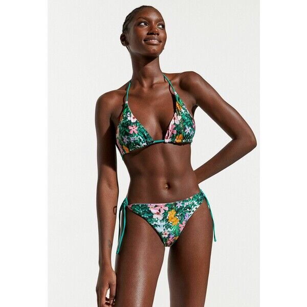 Desigual FLORAL Góra od bikini green DE181J00P-M11
