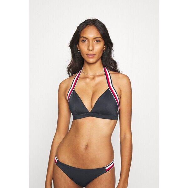 Tommy Hilfiger TRIANGLE FIXED Góra od bikini desert sky TO181J02V-K11