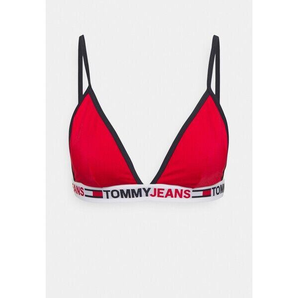 Tommy Hilfiger TRIANGLE FIXED Góra od bikini primary red TO181J03U-G12