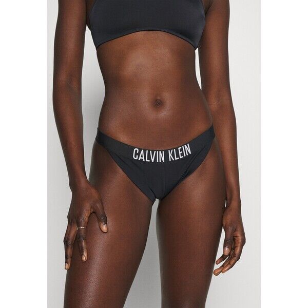 Calvin Klein Swimwear INTENSE POWER BRAZILIAN Dół od bikini black C1781I02L-Q11