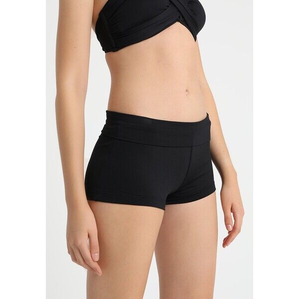 Seafolly ROLL TOP BOYLEG Dół od bikini black S1941H035-Q11