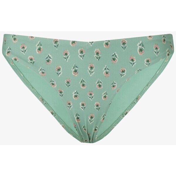 OYSHO FLORAL Dół od bikini green OY181I0K0-M11