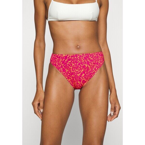 Marks & Spencer ANIMAL PANT Dół od bikini pink mix QM481I00C-J11
