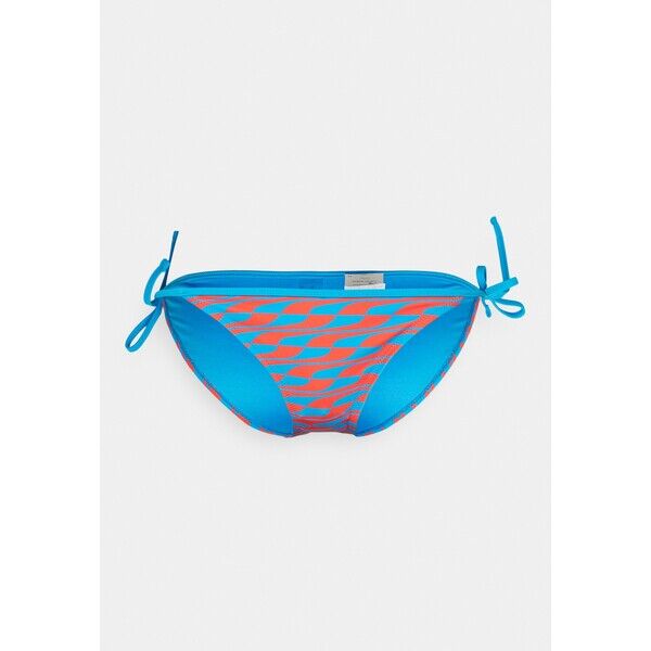 Puma SWIM WOMEN FORMSTRIP SIDE TIE BRIEF Dół od bikini blue combo PU181I00R-K11