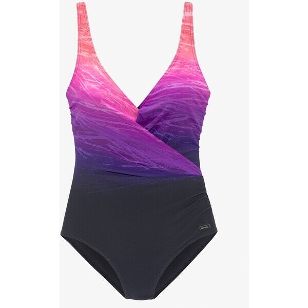 LASCANA Kostium kąpielowy marine/pink L8381G03W-K11