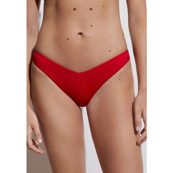 OYSHO V-CUT Dół od bikini red OY181I0GN-G11