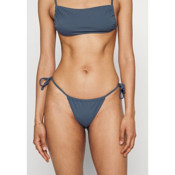 Weekday BREEZE SWIM BOTTOM Dół od bikini dark grey blue WEB81I021-C11