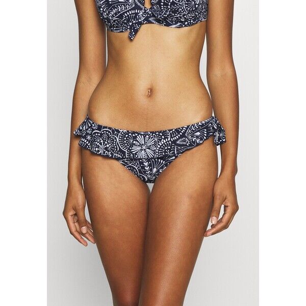 Pour Moi HOT SPOTS FRILL BRIEF Dół od bikini navy scandi POJ81I004-K12