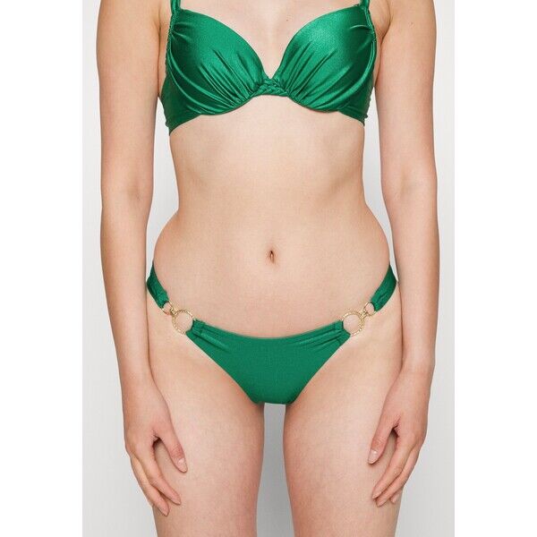 Hunkemöller ANTIGUA RINGS CHEEKY Dół od bikini green HM181I0DW-M11