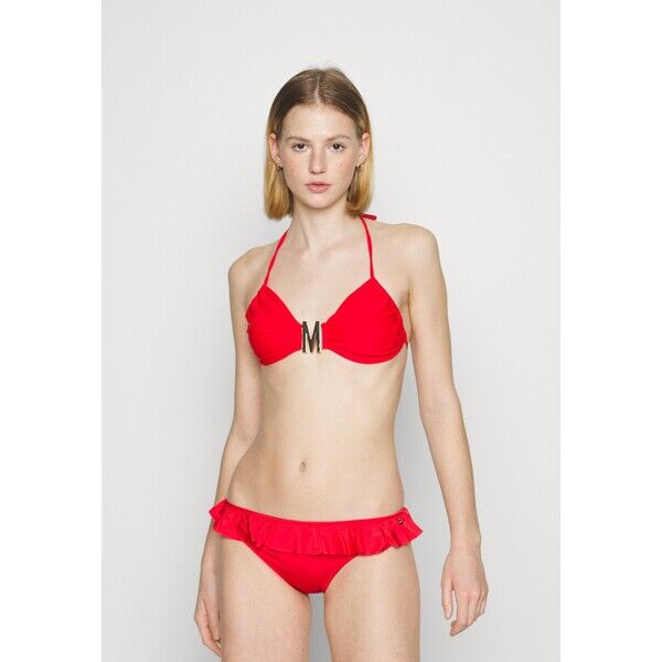 MOSCHINO SWIM BIG M FASCIA Góra od bikini rosso M0581J00T-G11